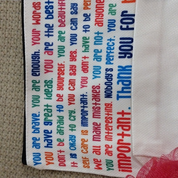 NWT Affirmations Makeup Bag and Goodies - Picture 2 of 9